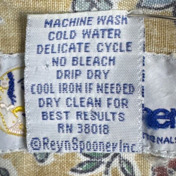 Vintage Reyn Spooner Hawaiian Shirt Floral Reverse Weave Pullover Size XXL - Picture 8 of 8